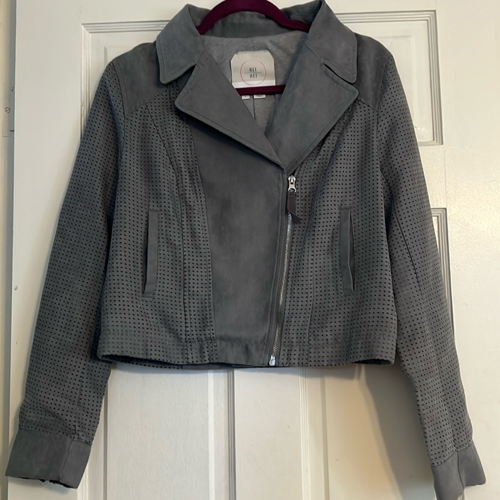 Hei Hei Anthropologie gray jacket